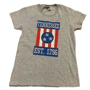 Gildan Tennessee Est 1796 State Gray Tee Women’s (Sz M)